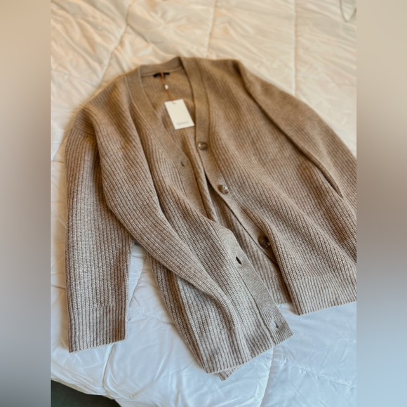 Quince Mongolian cashmere cardigan sz m - Picture 3 of 7